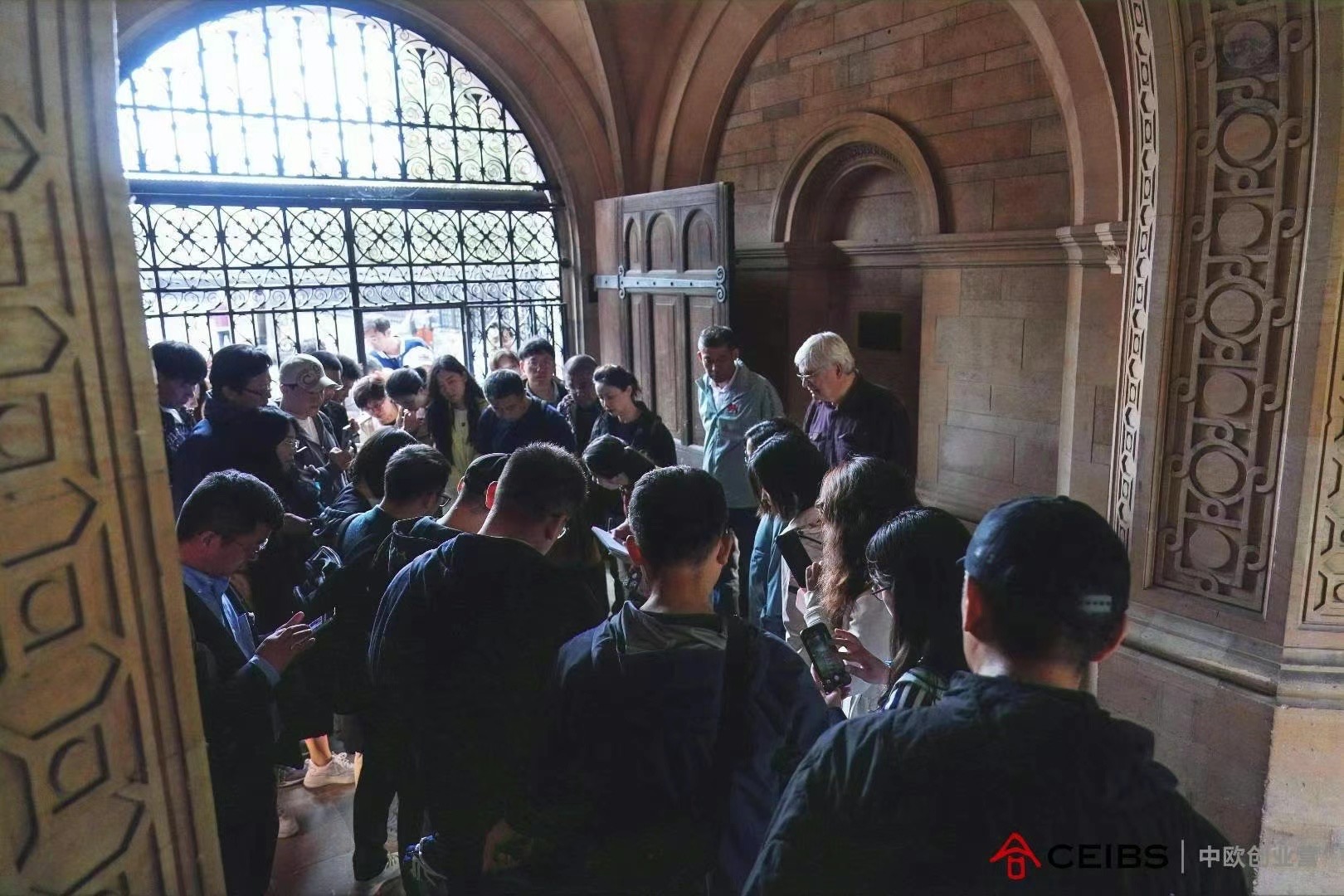 CEIBS participants during a Cambridge programme