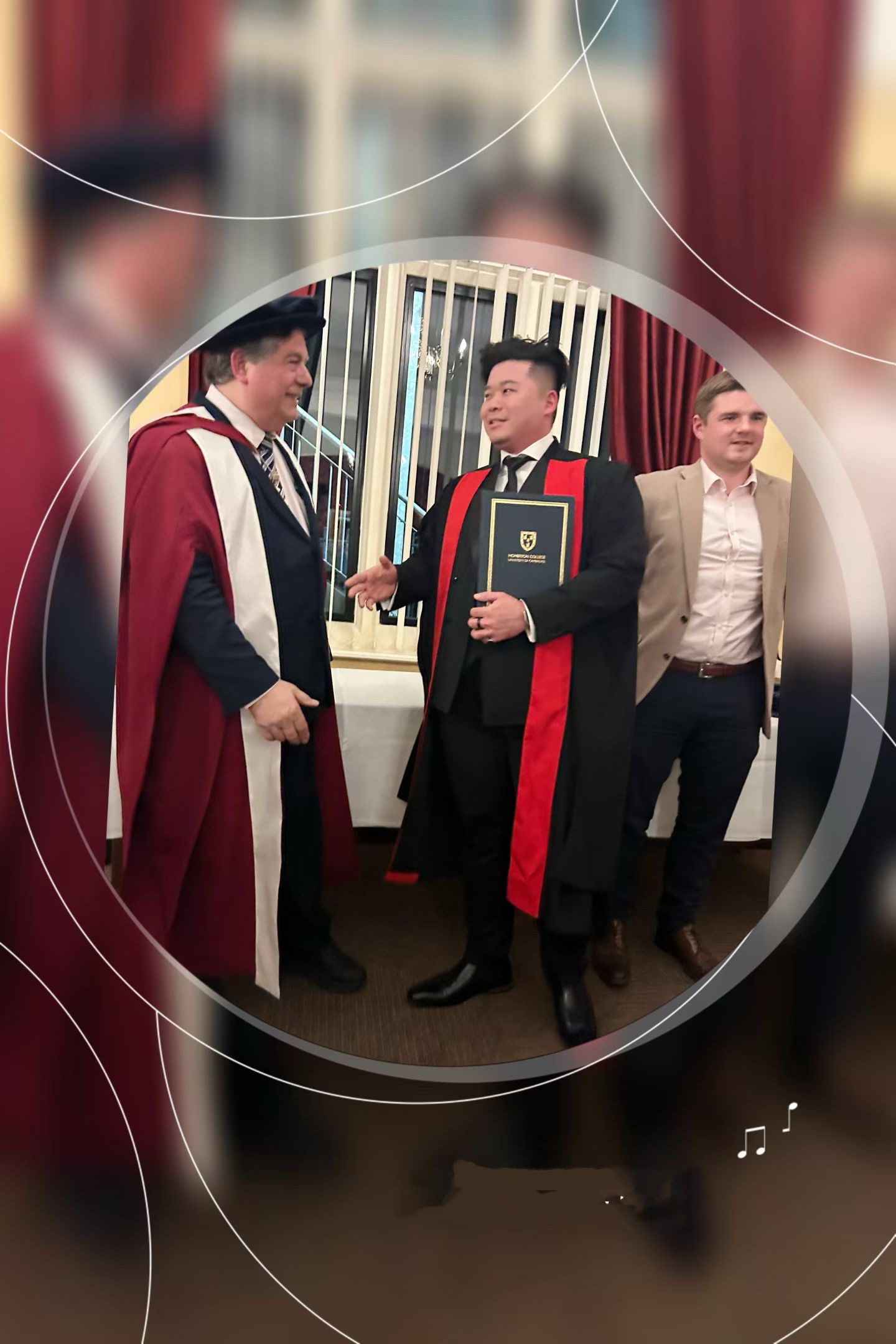 Postdoctoral Development Programme certificate presentation at Homerton College